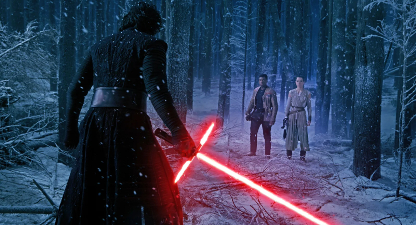 Still image from Star Wars: Episode VII - The Force Awakens.